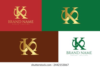 Buchstaben SK oder KS Logo Vektor Monogramm Vorlage