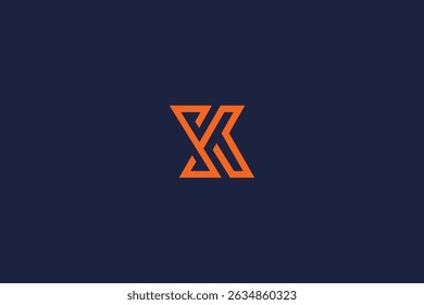 letra sk ícone de logotipo conceito vetor logotipo design elementos de modelo
