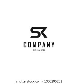 Letter SK Monogram Abstract Creative Business Modern Logo