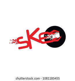 Letter SKE Logo