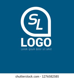 letter SL logo concept. Designed for your web site design, logo, app, UI