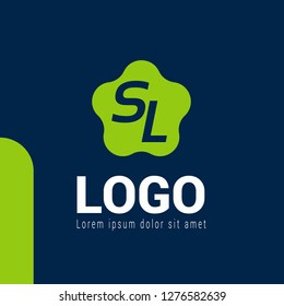 letter SL logo concept. Designed for your web site design, logo, app, UI