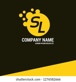 letter SL logo concept. Designed for your web site design, logo, app, UI