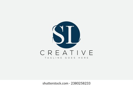 Letter SL logo design template vector illustration