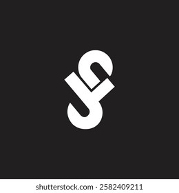 Letter SL or LS initial unique art icon logo design vector monogram and modern branding business identity concept with black background.