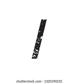 / letter or slash font symbol icon simple vector sign and modern symbol. 
vector icon illustration, editable stroke element isolated on white background.
symbol icon in flat design style for  logo