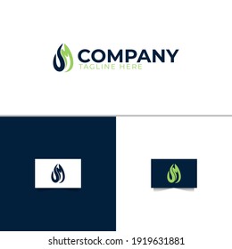 Letter SM Fire Logo Design Template