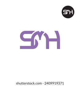 Letter SMH Monogram Logo Design
