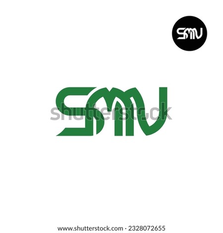 Letter SMN Monogram Logo Design