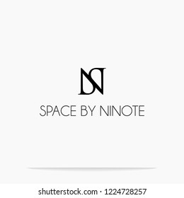 Letter SN design vector logo template