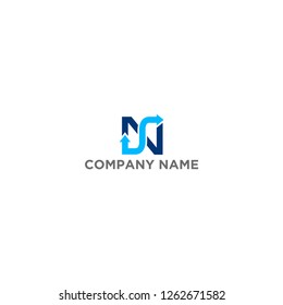 Letter SN Logo Template