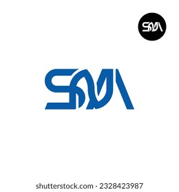 Letter SNA Monogram Logo Design