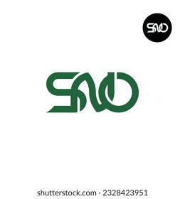 Letter SNO Monogram Logo Design