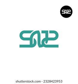 Letter SNZ SN2 Monogram Logo Design