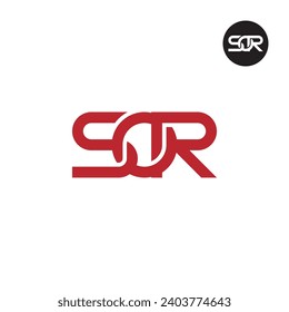 Logo-Design des Briefes SOR Monogram