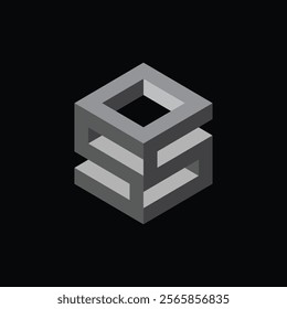 Letter SOS logo vector, three letter icon sign