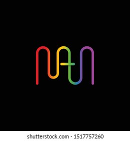 Letter A Sound Musical Equalizer Creative Modern Logo