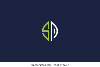 letter sp leaf logo icon design vector design template inspiration