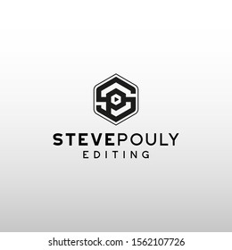 letter SP PS logo design modern logo and premium logo
