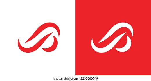Plantilla de diseño de logotipo de ejecución de SP carta