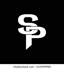 Letter SP, S P Logo Design and Vector