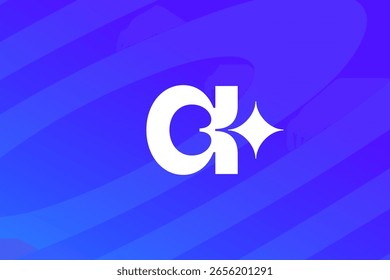 Letra A com elementos de modelo de design de ícone de logotipo do sparkle