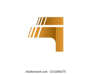 Letter I Speed logo or symbol template design
