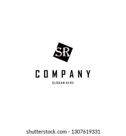 Letter SR Abstract Monogram Branding Creative Business Logo 