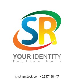 Design-Vektorgrafik des Logos von Letter SR