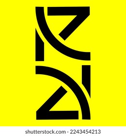 Letter SR LOGO geeignet für eine sehr identische Unternehmensidentität