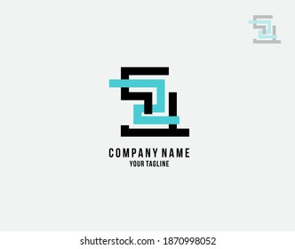 Logotipo Carta SRT sobre fondo blanco en ilustración vectorial