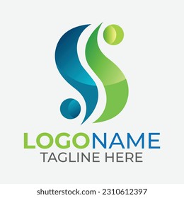 Letter SS company logo design free download