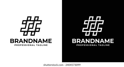 Logotipo de etiqueta de la carta SS, adecuado para cualquier negocio con la marca SS inicial.