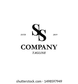 Letter SS industrial logo icon design