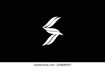  Logo de la carta SS, vector de icono del logotipo S creativo para empresas 