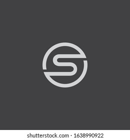 Letter S,S Logo Design Simple Vector
