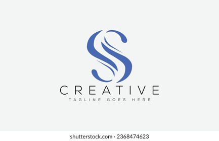 Letter SS logo design template vector illustration