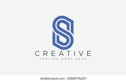Letter SS logo design template vector illustration