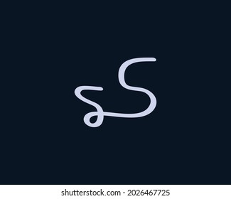 letter SS logo design vector template