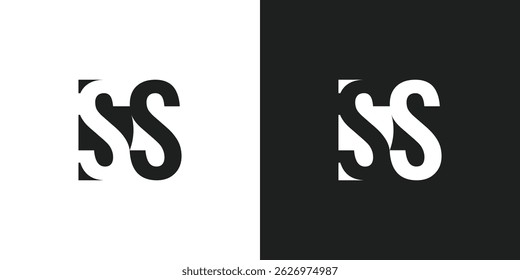 Letter SS Logo Design Vector