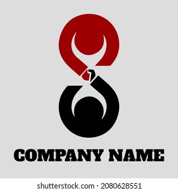 Letter SS Logo with hand shake
