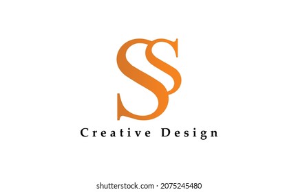 Letter SS logo icon design template elements