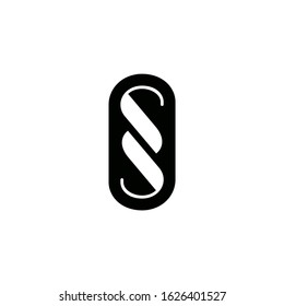 letter ss logo initial design idea