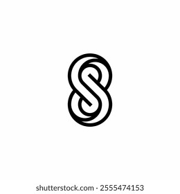 Letter SS luxury monogram logos