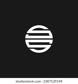 Plantilla de vectores de diseño de logotipo moderno Carta SS