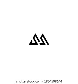 Letter SS monogram logo design vector