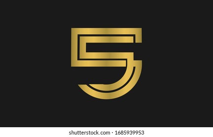 Letter SS monogram and shield sign combination. Line art logo design. Symbolizes reliability, safety, power, security.