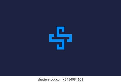 letter ss with plus logo icon design vector design template inspiration
