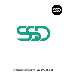 Letter SSD Monogram Logo Design