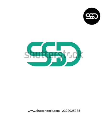 Letter SSD Monogram Logo Design